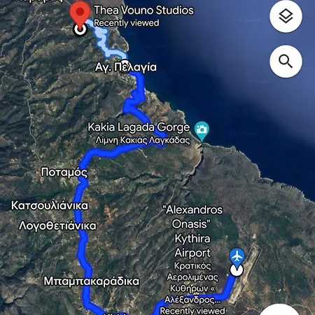 Thea Vouno Hébergement de vacances Agia Pelagia (Kythira)